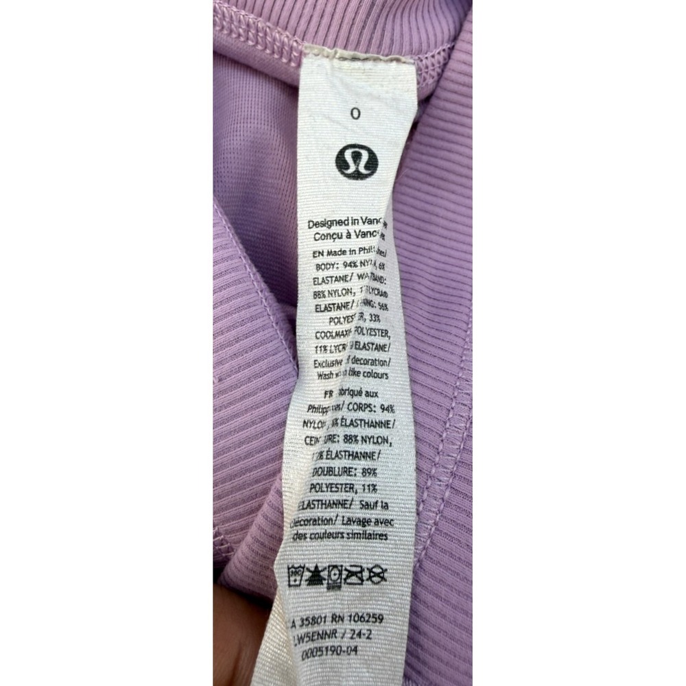 LULULEMON Pink Dance Studio Mid-Rise Full Length Pant Pants Women's Size 0 - Picture 4 of 7